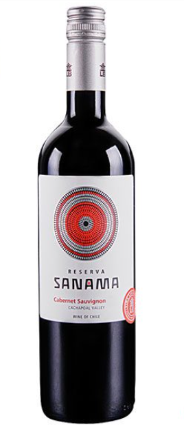 Rượu vang Sanama Reserva Cabernet Sauvignon Chile Wine