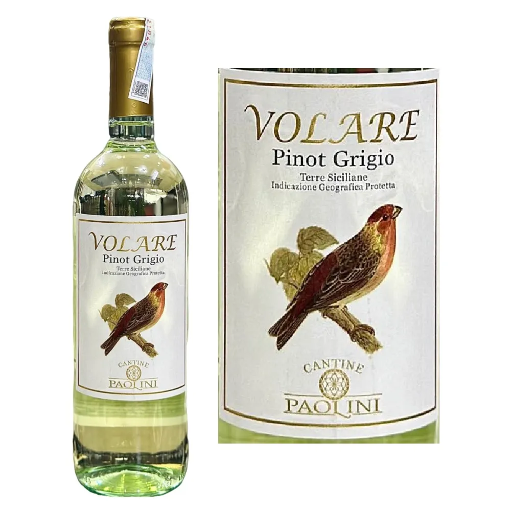 VANG VOLARE PINOT GRIGIO - ITALIA WHITE WINE