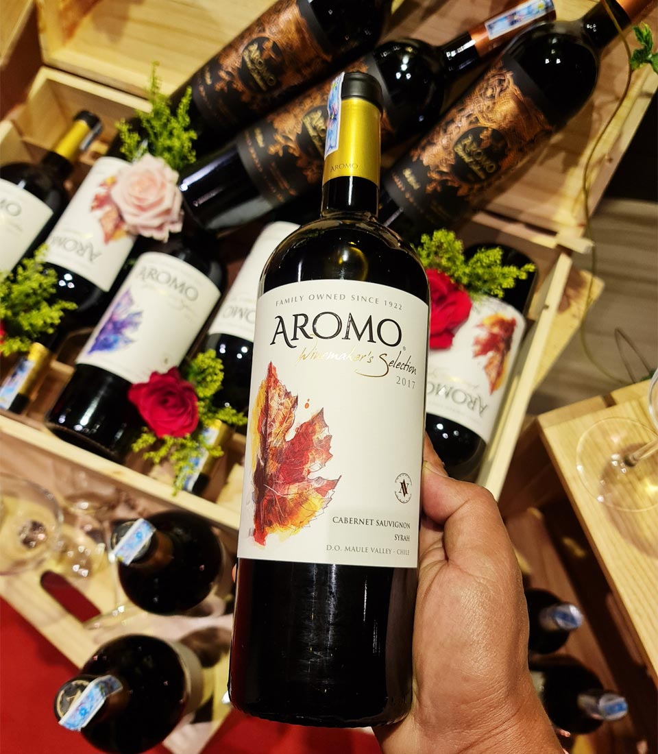 Rượu vang Aromo Cabernet Sauvignon Syrah- Chile wine