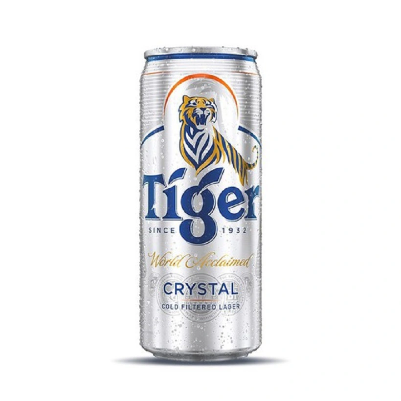 Crystal Tiger beer- Tiger bạc 330 ml-  Alc 4.6%