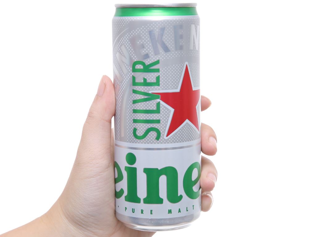 Silver Heineken- 330ml- Avl 4%