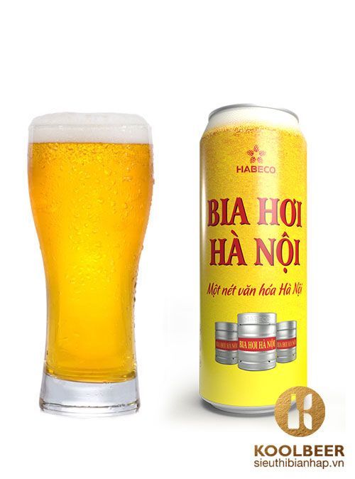 Ha Noi Draft Beer- Bia hơi Hà Nội- 500ml-Alc 4.1%