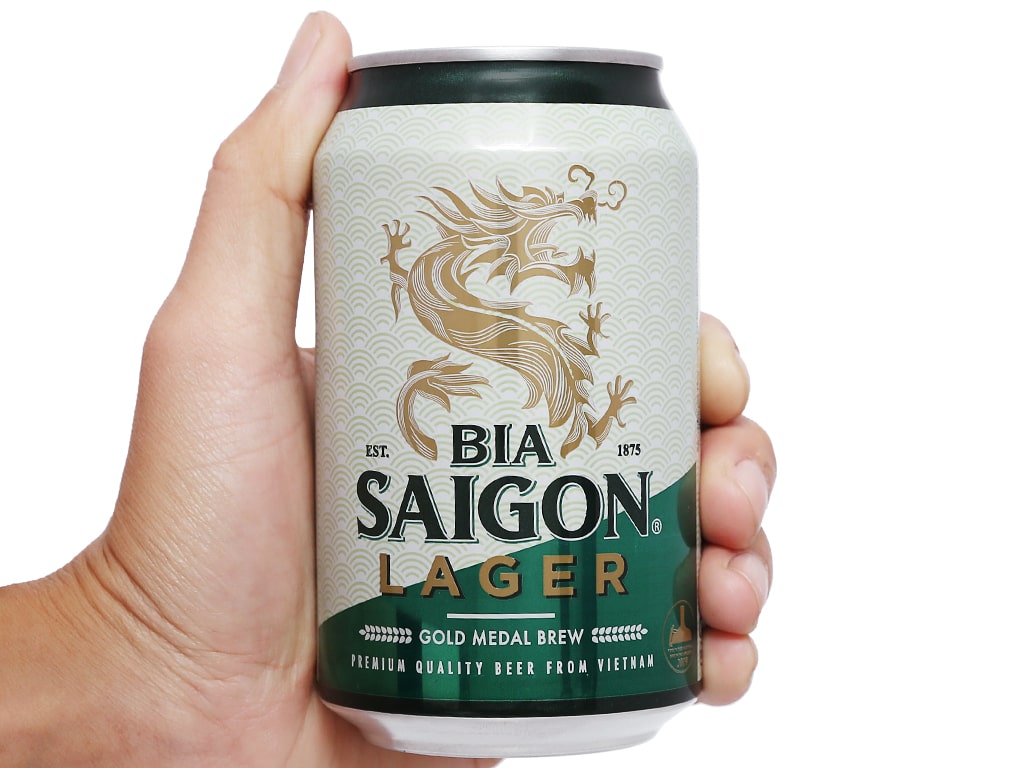 Sai Gon Larger Beer -330 ml- Alc 4.3%