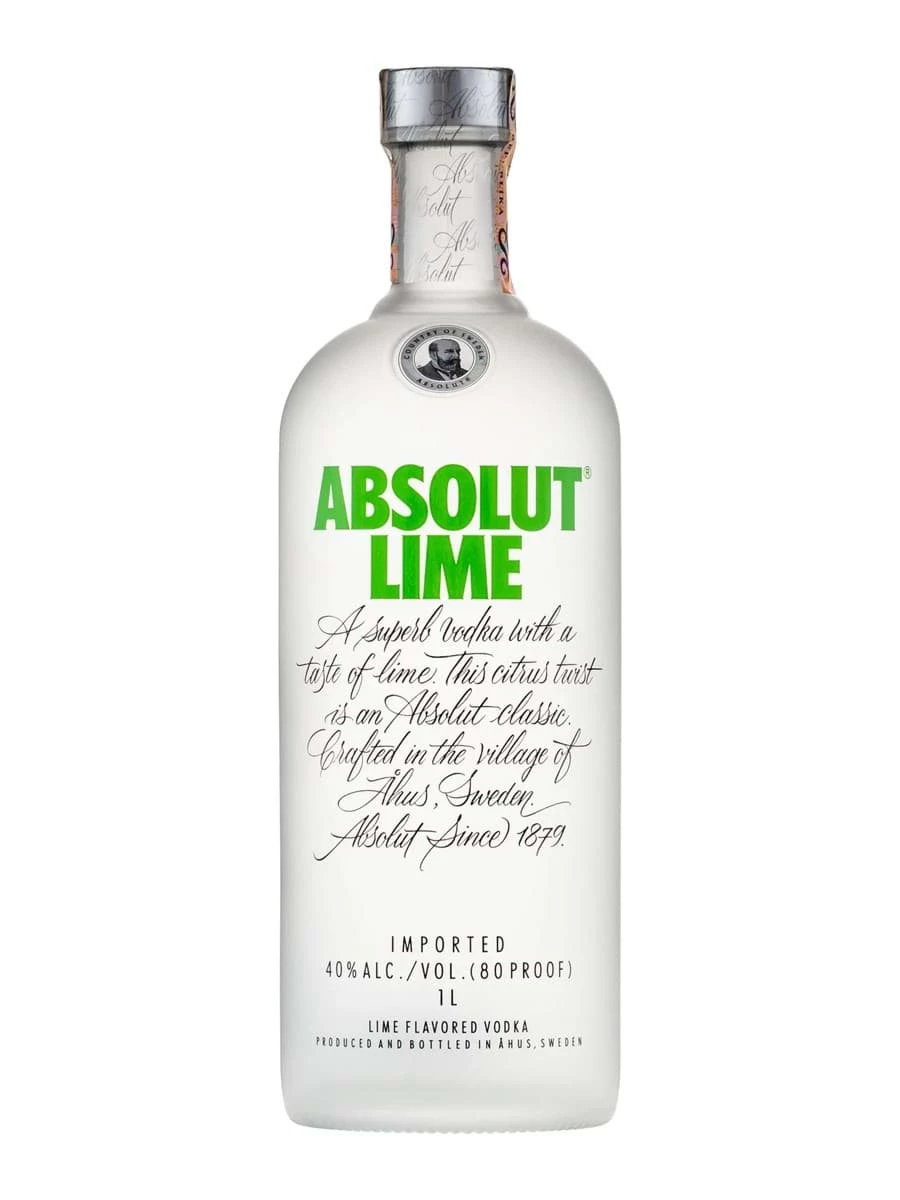 Absolut Lime Vodka- 1,0l- 40%v/v