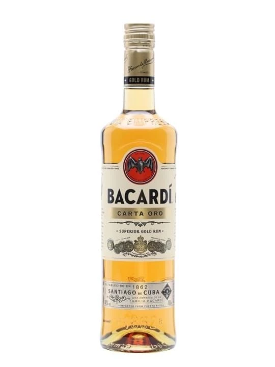 BACARDÍ Carta Oro Golden Rum -75cl-40%v/v