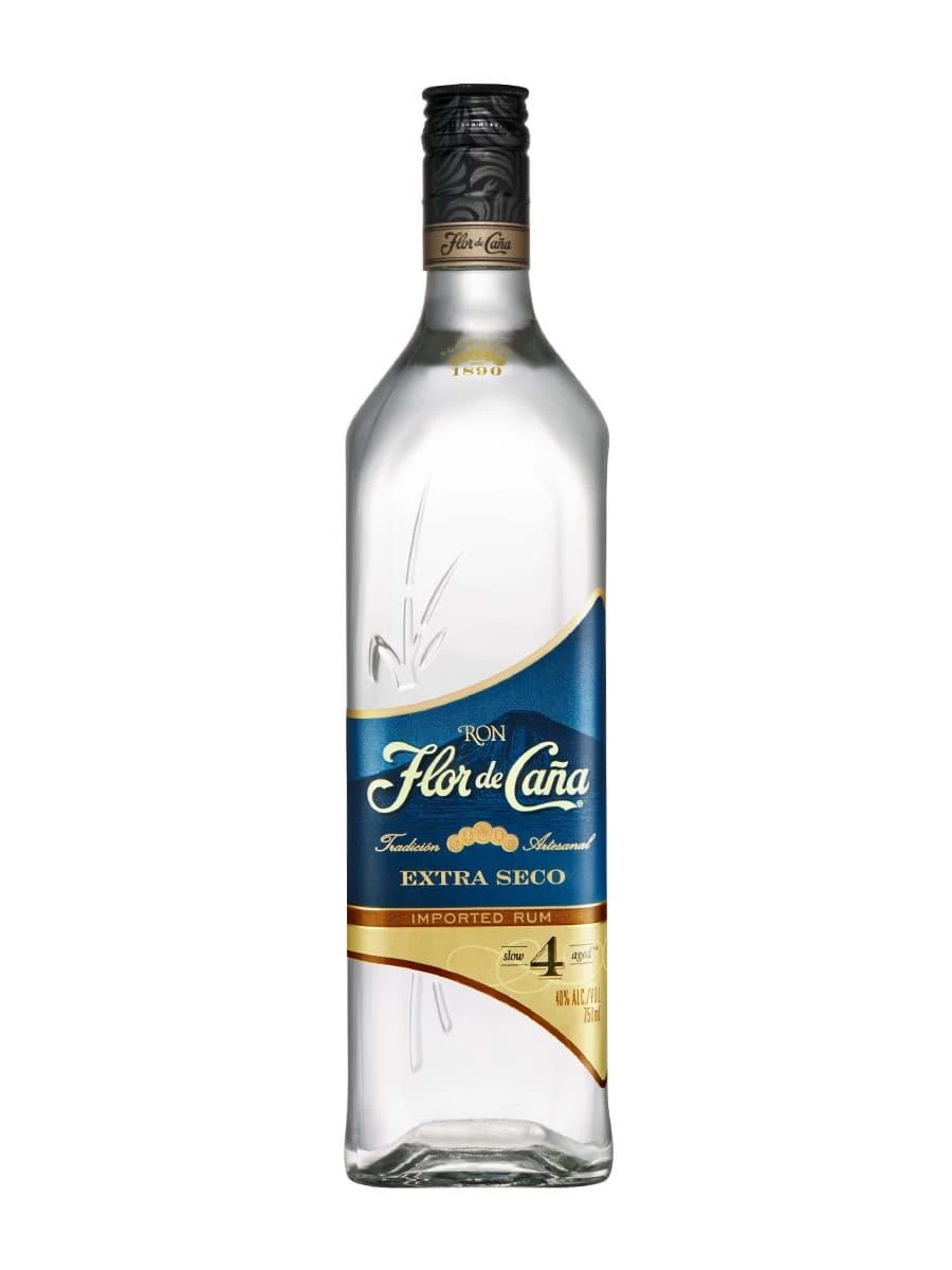 Flor De Cana 4 Extra Seco Rum 70cl-40%v/v