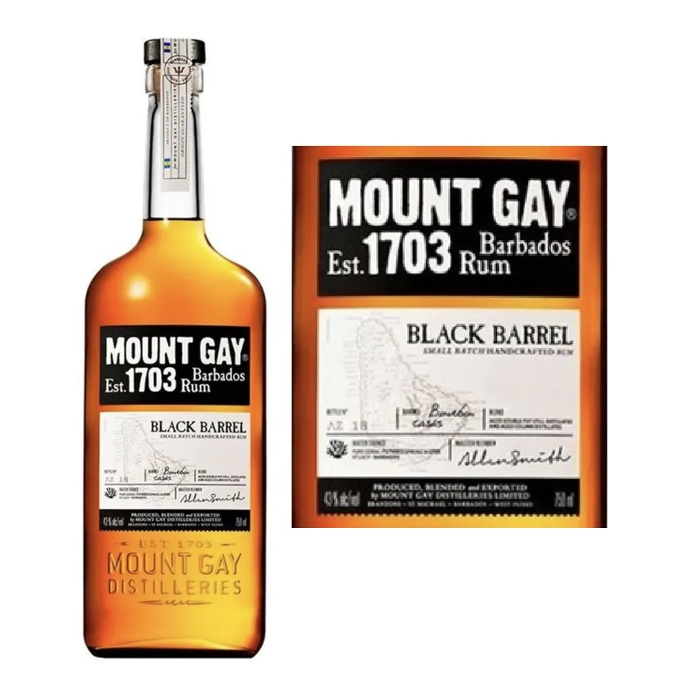 Mount Gay Black Barrel Rum- 70cl- 43%