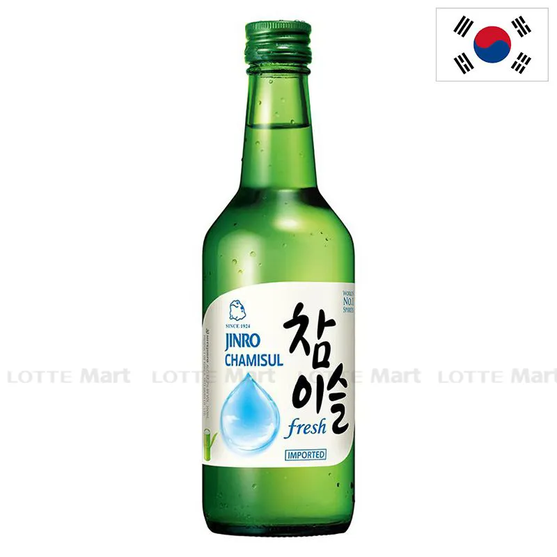 Rượu Soju Jinro Chamisul Fresh Chai 360ml- 16%v/v