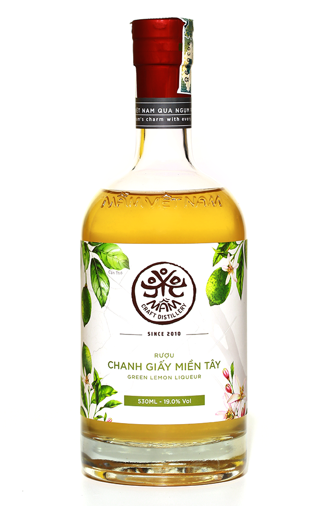 Rượu Chanh Giấy miền Tây [GREEN LEMON LIQUEUR]-530ml-19%v/v