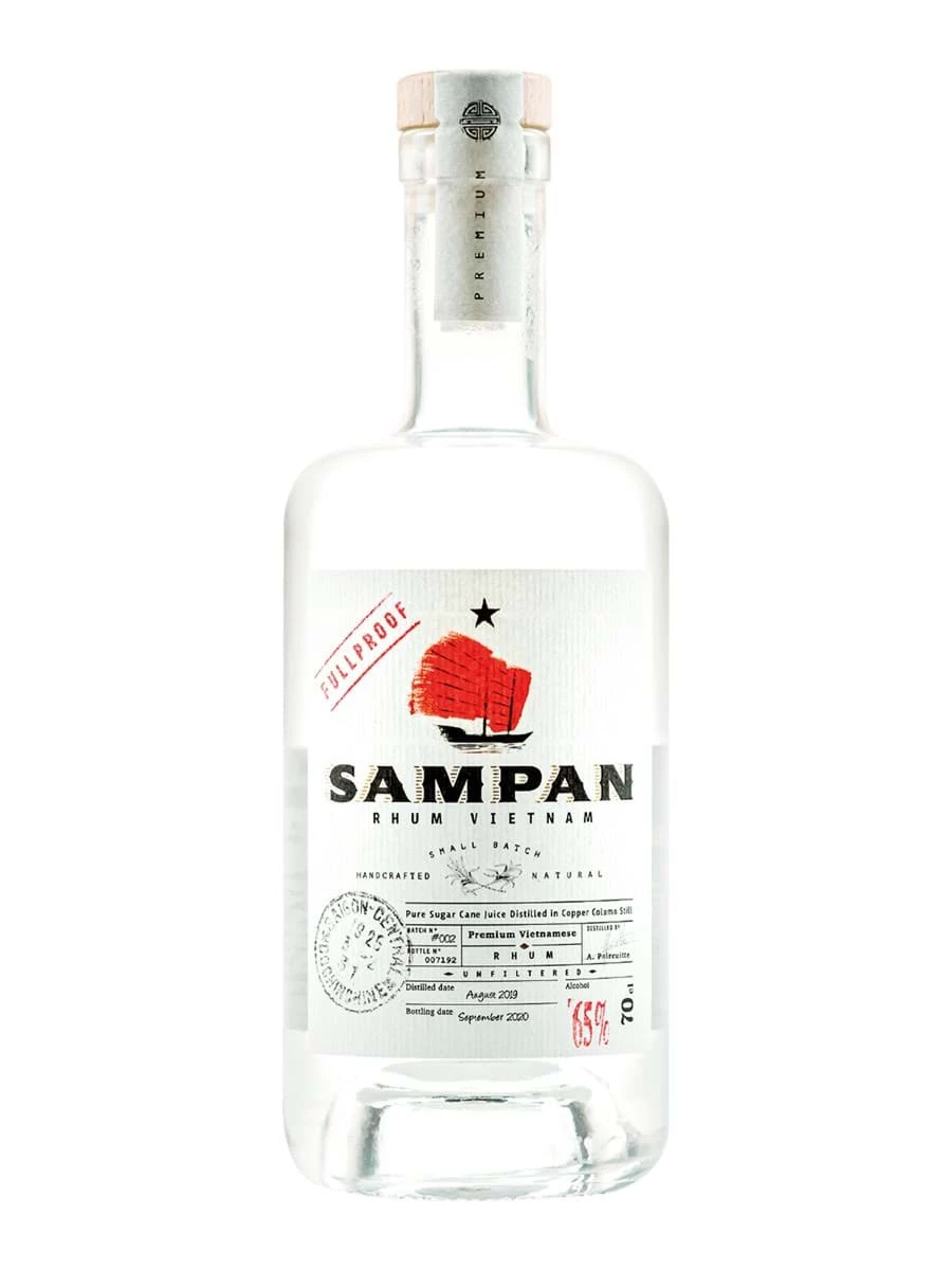 Sampan 65% - White Rhum Vietnam- 70cl