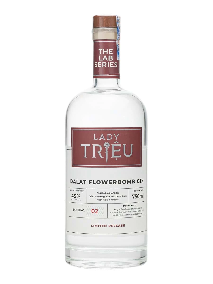 Rượu Lady Triệu Dalat Flowerbomb Gin 750ml/45%v/v