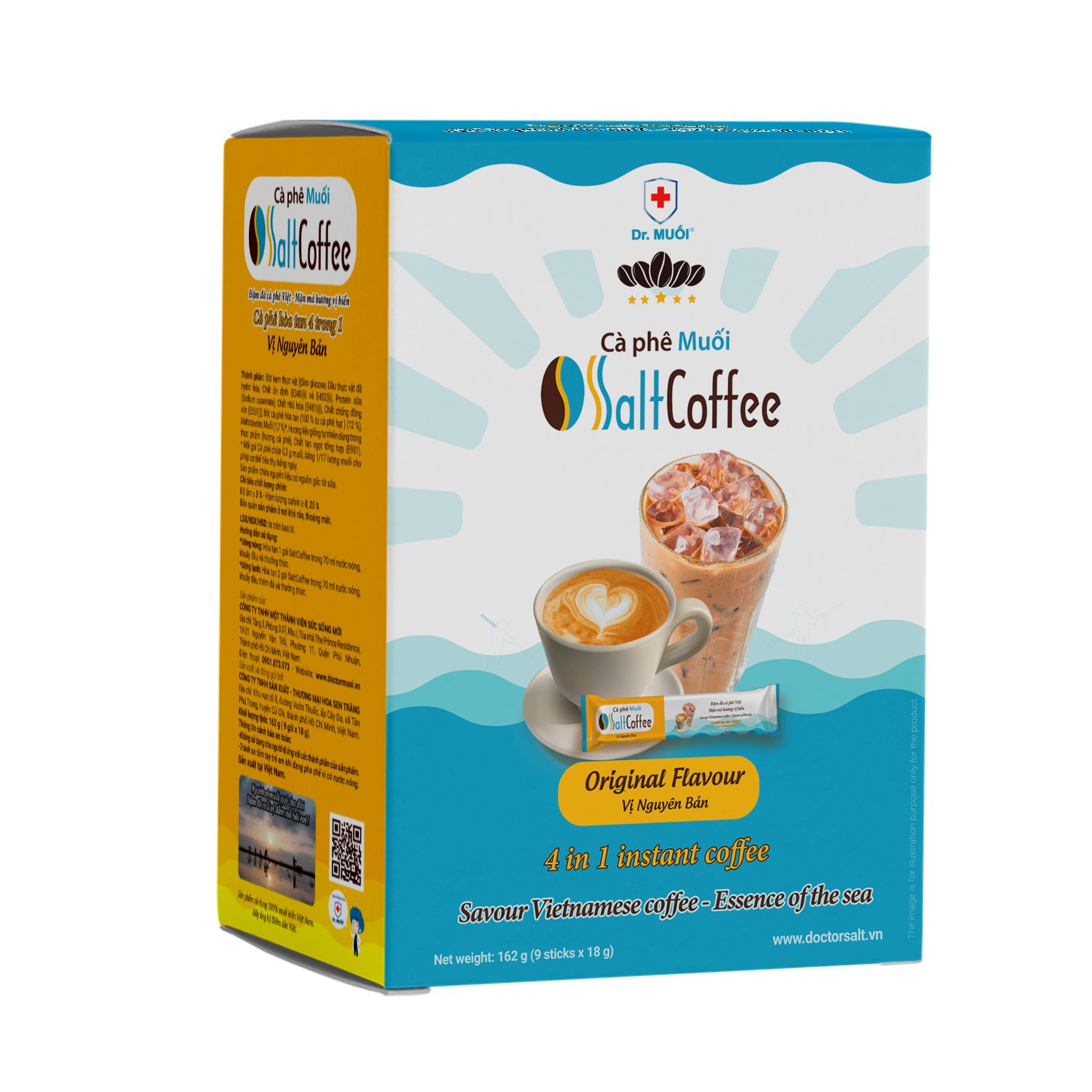 Instant SaltCoffee- Original Flavour- Dr Muoi- 162g