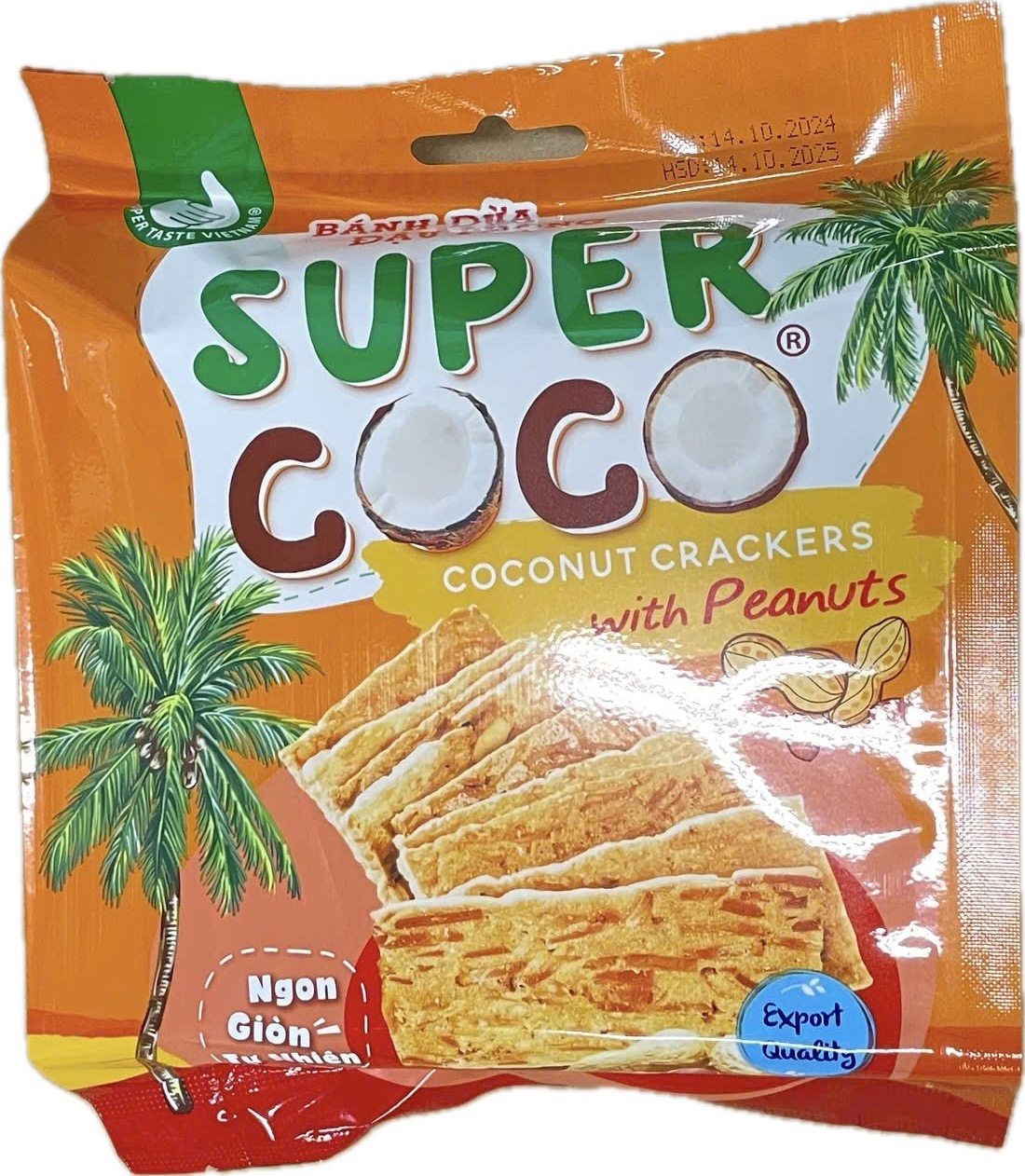 Coconut Cracker with Peanuts- SuperCoco- Less sugar