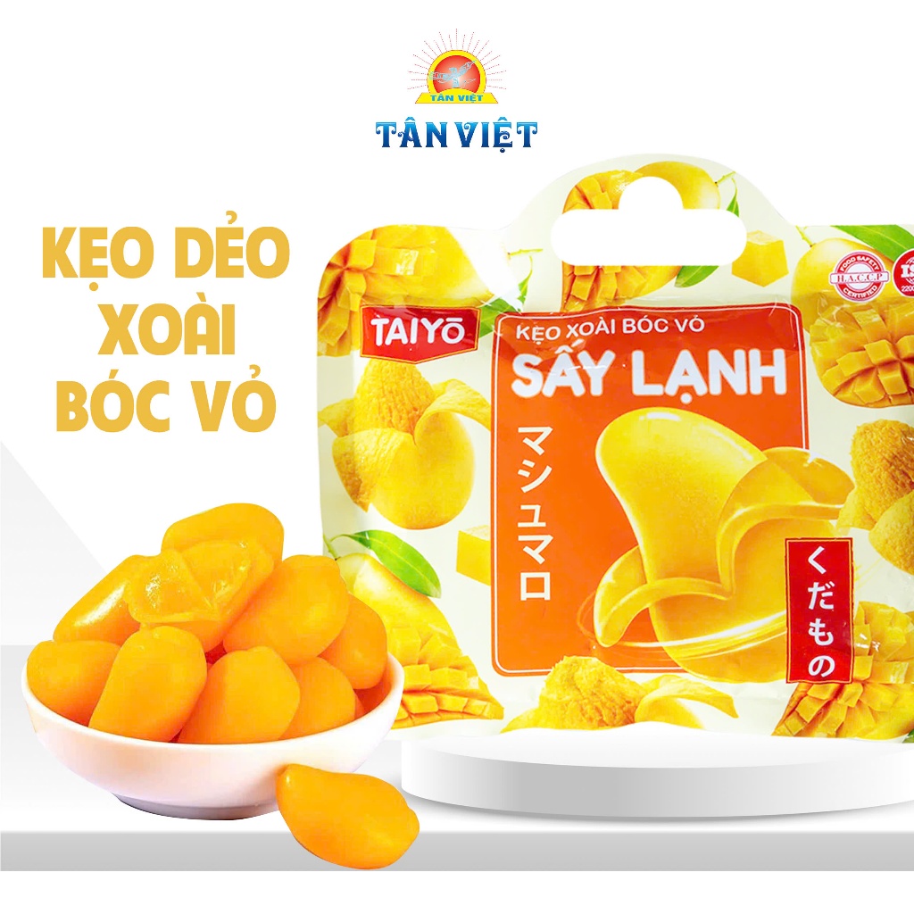 Mango Candy - Kẹo xoài bóc vỏ sấy lạnh TAIYO 100g