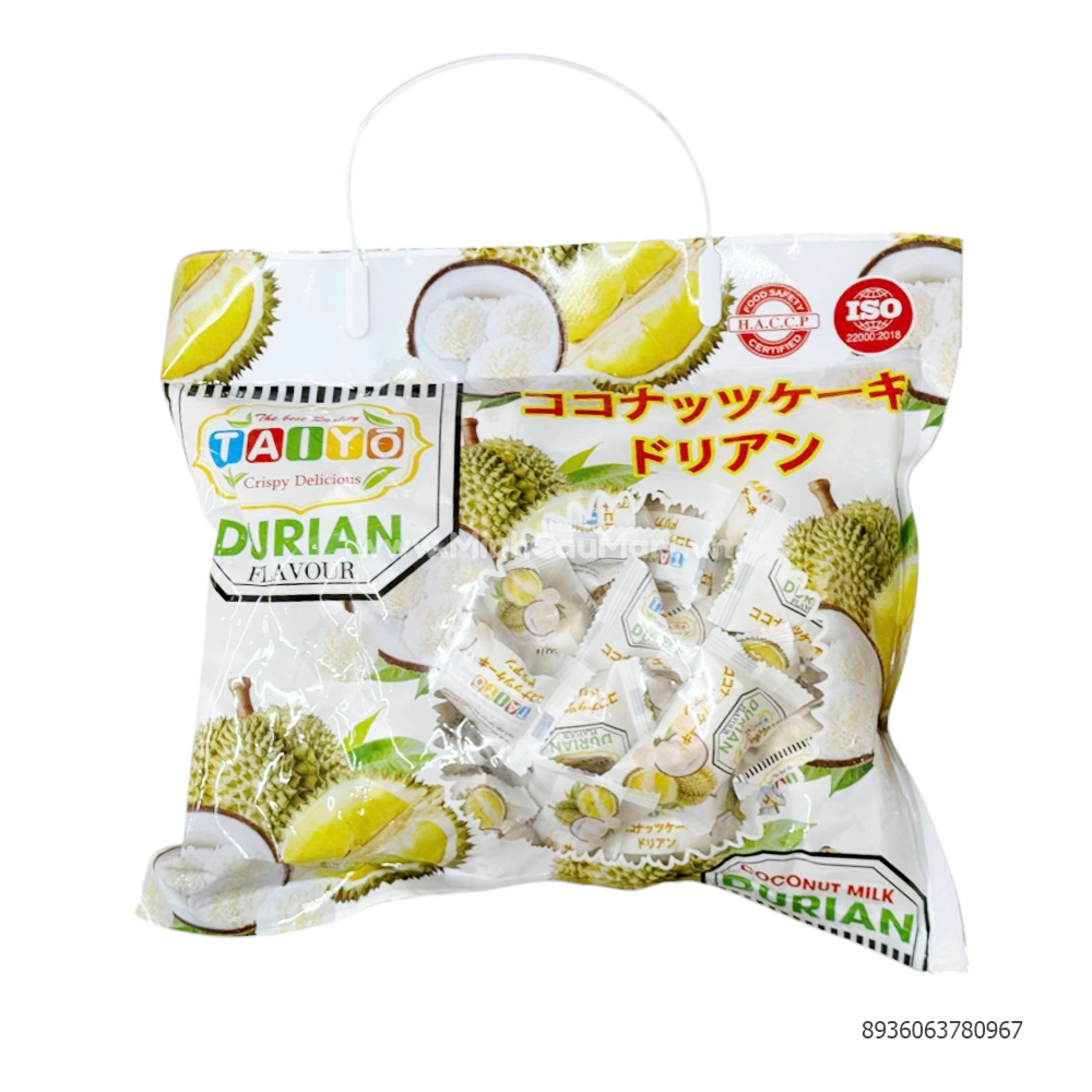 Crispy Delicious Coconut Durian flavour candy TAIYO