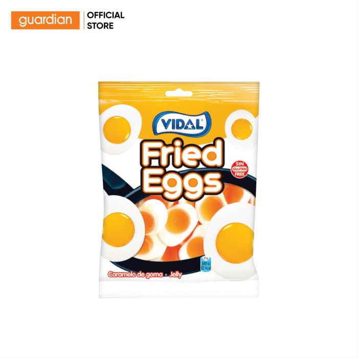 Vidal  Fried Eggs Gummy, Cream Flavour (80g)