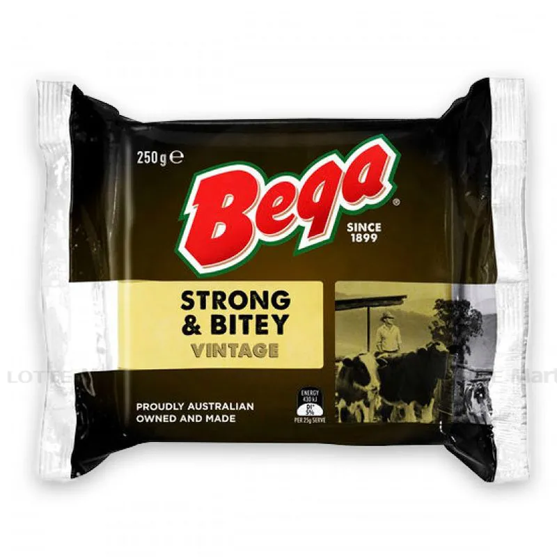 Bega Strong & Bitey Vintage Cheese 250g