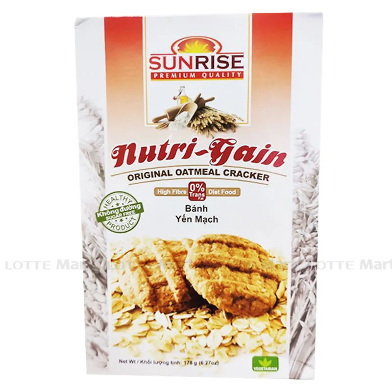 Sunrise Nutri-Gain Original Oatmeal Crackers 178g