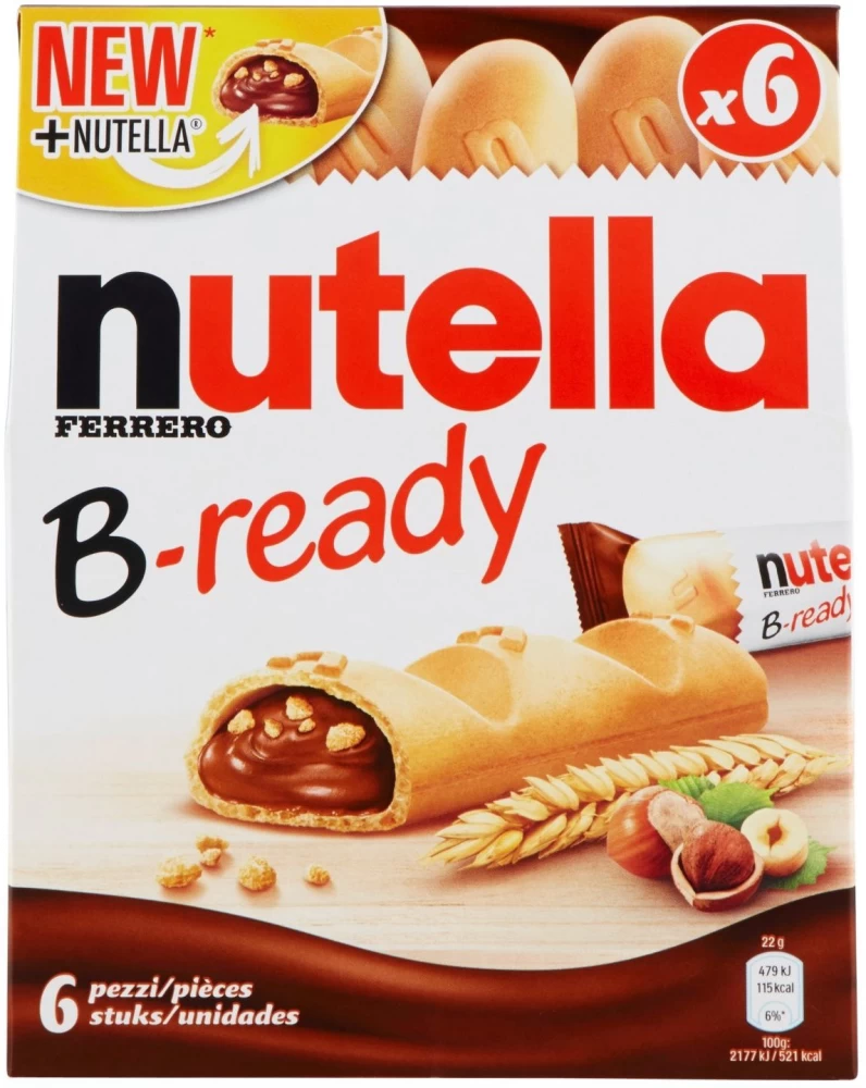 Nutella B READY Cream Filled Biscuit  (132 g)