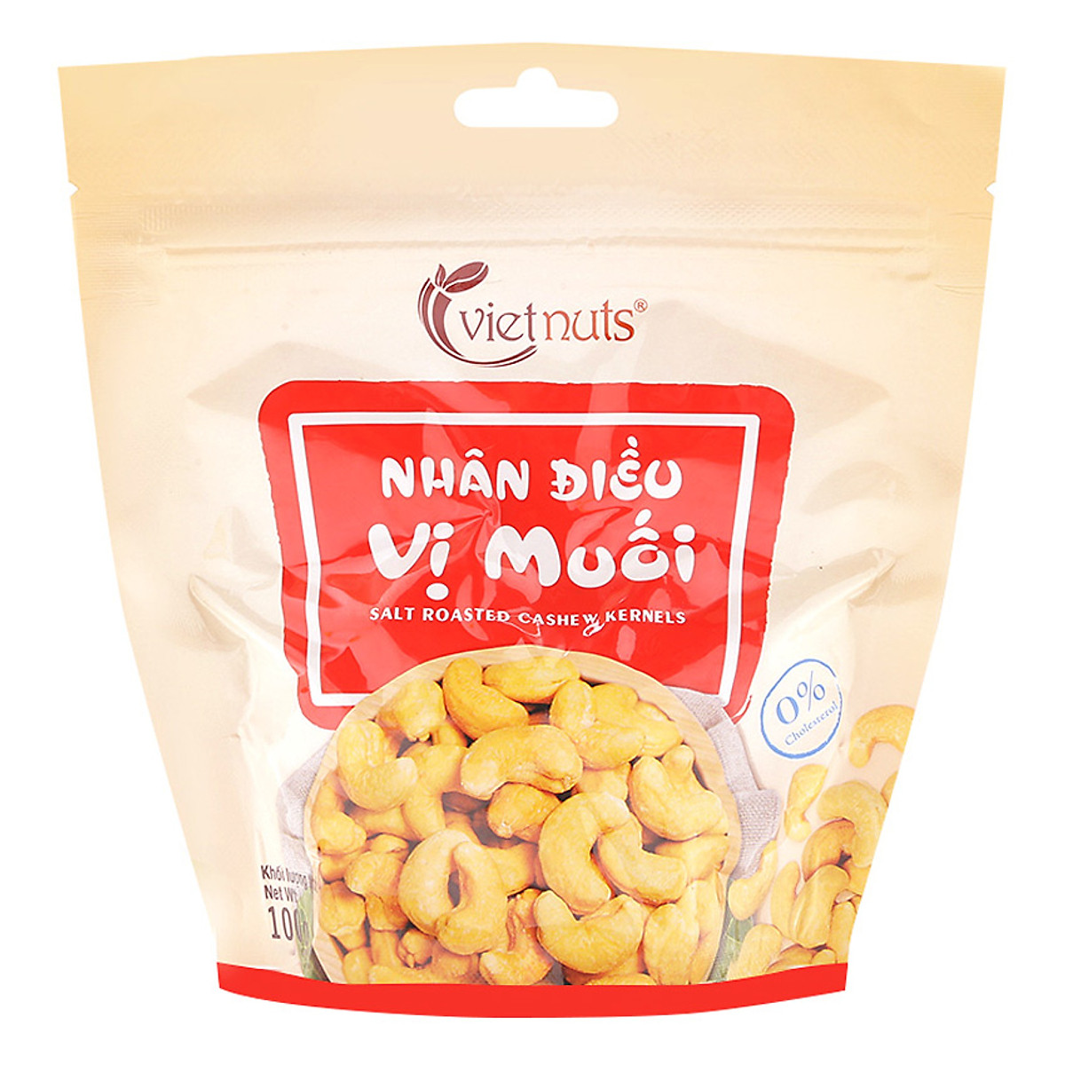 Salt Roasted Cashew Kernels- Nhân điều vị muối 100g