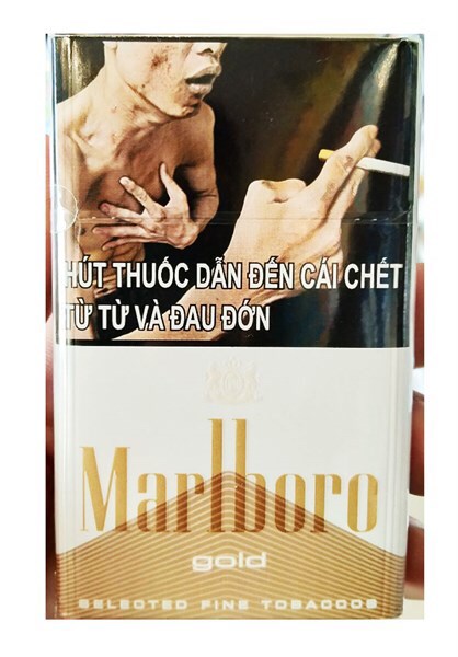 Gold Marllboro cigarette (Box)