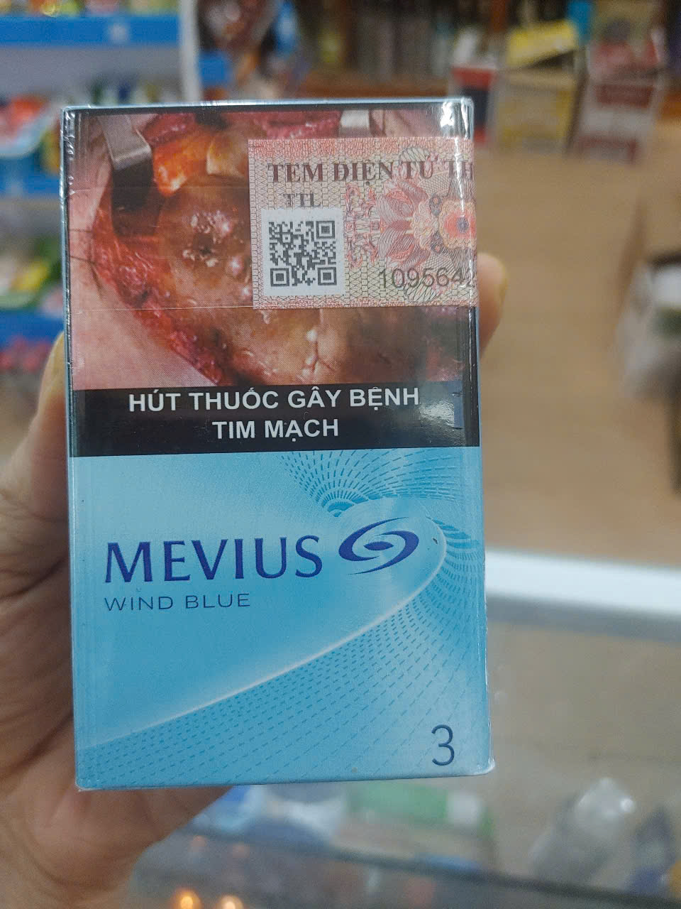 MEVIUS 3 Wind Blue cigarettes (pack)