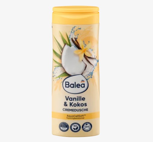 Sưã tắm Balea Vanille & Kokos Creme 300ml