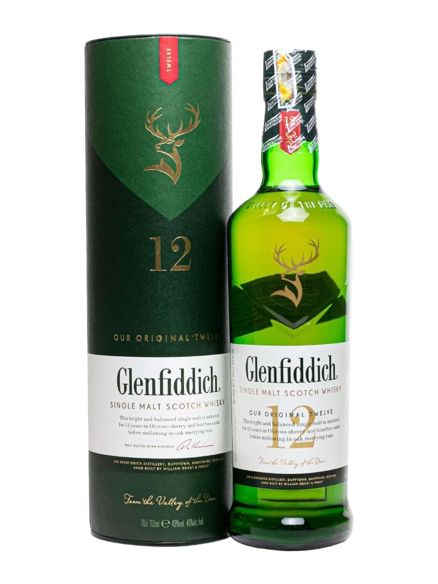 Rượu Whisky Glenfiddich 12 Year Old - 40%v/v- 75cl