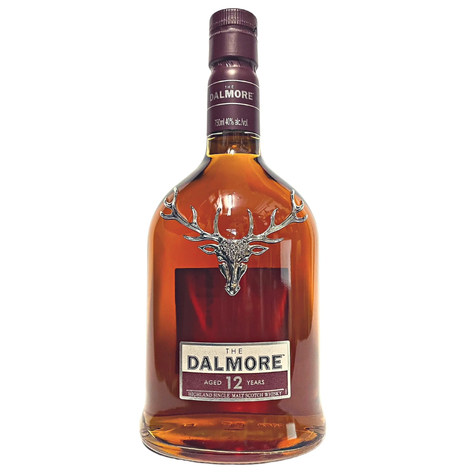 The Dalmore 12 Year Highland Single Malt Scotch Whisky- 40%v/v- 70cl