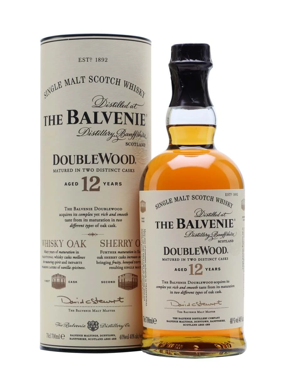 Rượu BALVENIE 12 YEARS DOUBLEWOOD WHISKY- 40%v/v- 70cl