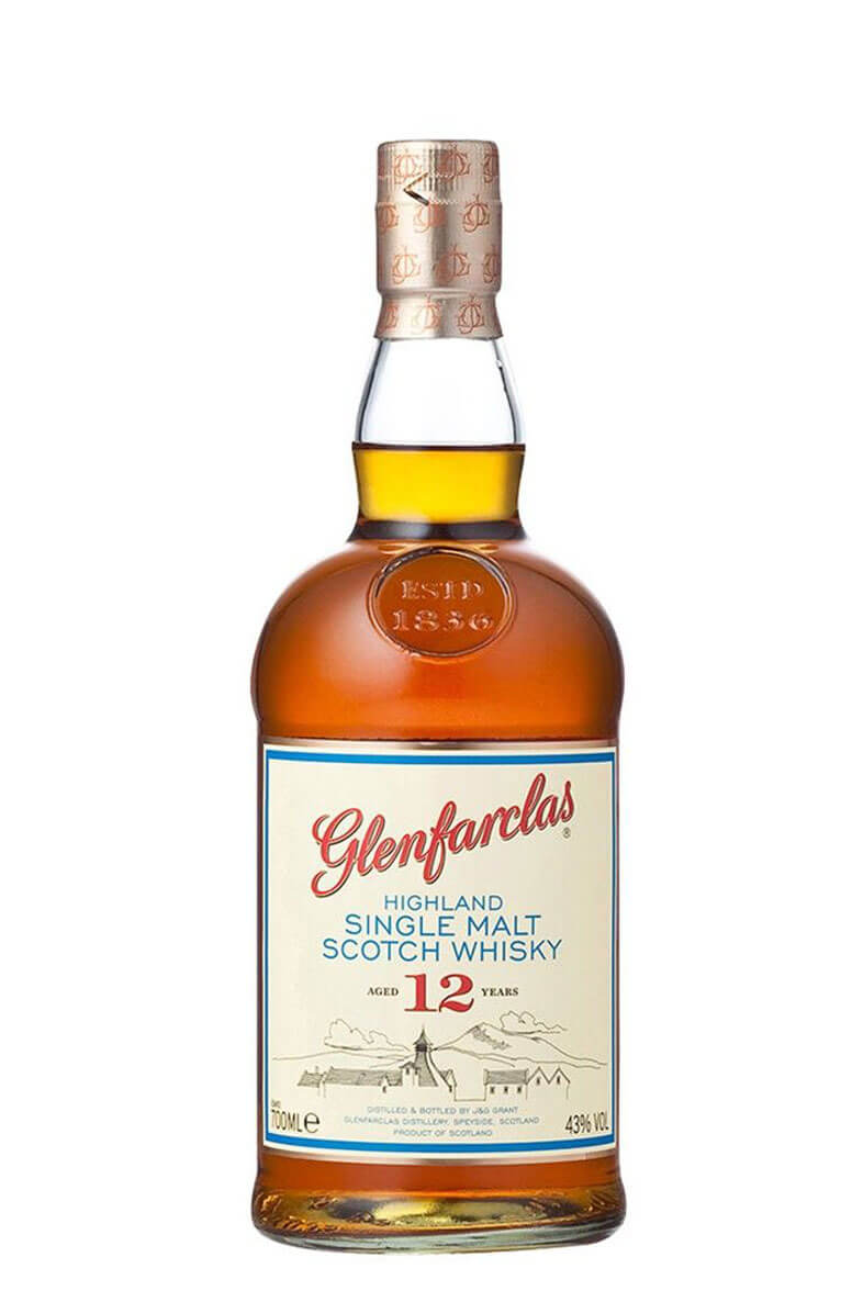 Rượu Glenfarclas 12 Year-Old- 43%v/v- 70cl