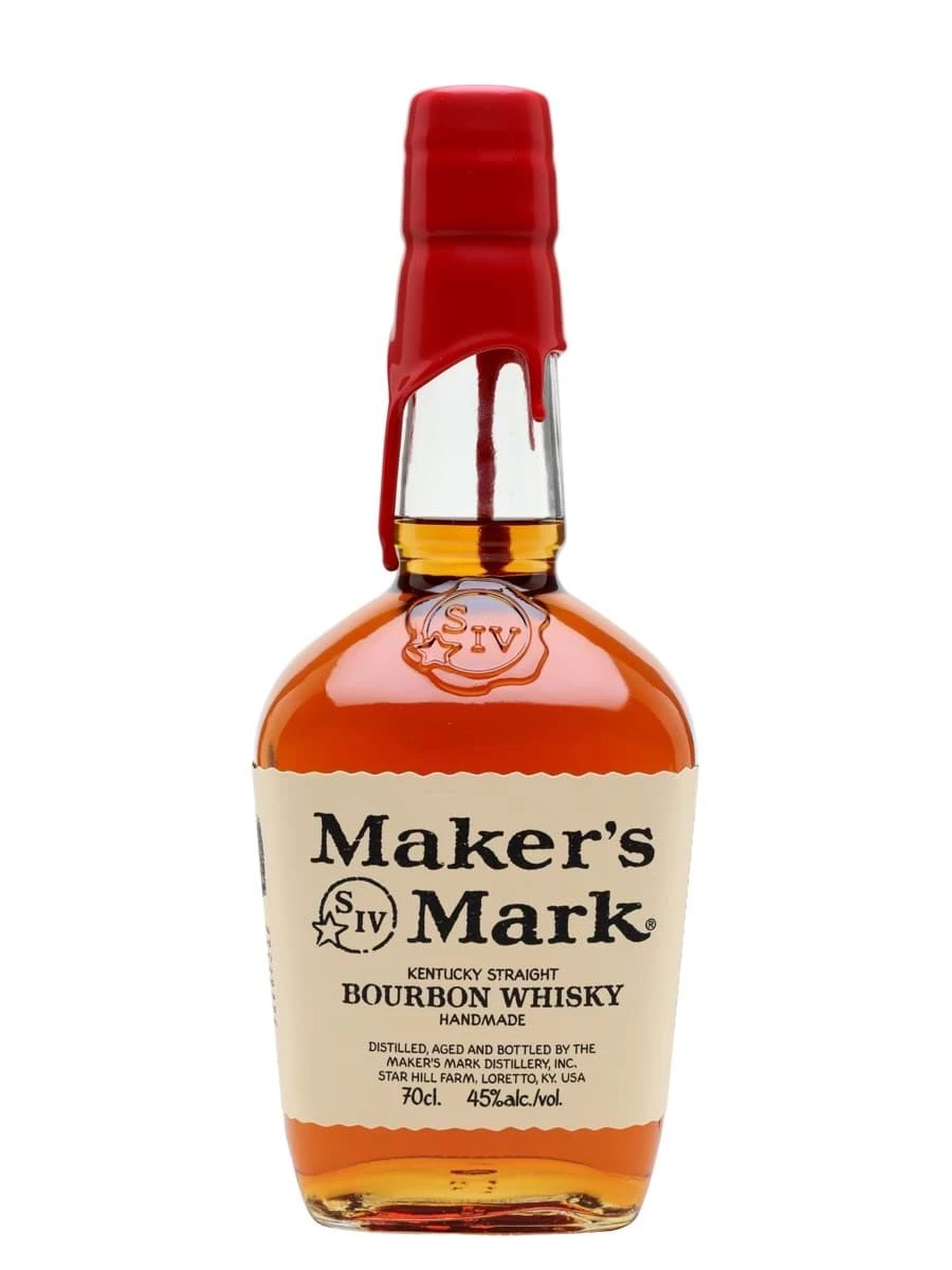 Maker's Mark Kentucky Straight Bourbon Whisky- 45%v/v-75cl