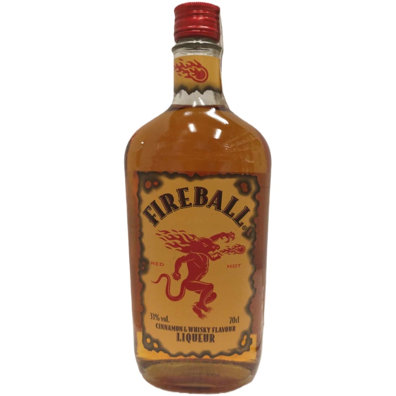 FIREBALL CINNAMON WHISKEY – LIQUEUR – 33%v/v- 70cl